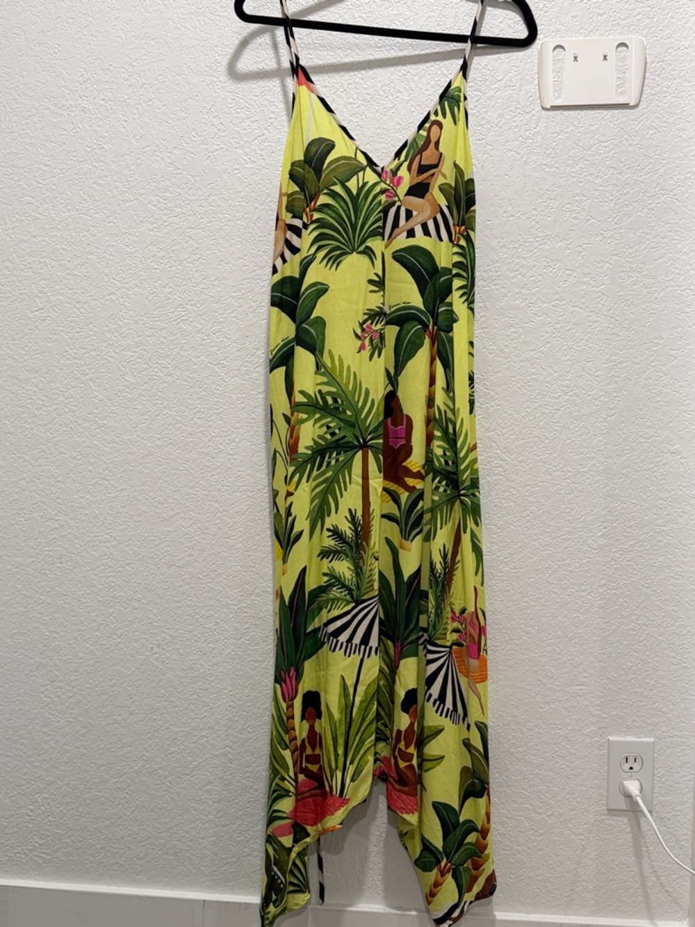 FARM Rio Yellow Tropical Print Jumpsuit